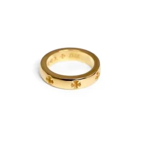22-karätiger Gold-CH Plus-Bandring