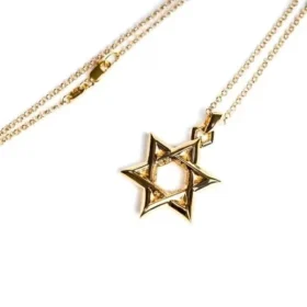 22-karätiger Star of David-Anhänger