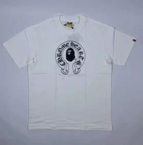 Bape X Chrome Hearts Shirt Weiß