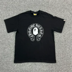Bape X Chrome Hearts T-Shirt Schwarz