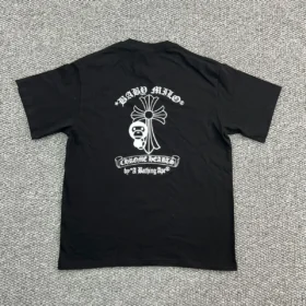 Bape X Chrome Hearts T-Shirt Schwarz