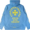 Blauer Sanskrit Chrome Hearts Kapuzenpullover Blauer Sanskrit Chrome Hearts Kapuzenpullover