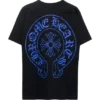 Blaues Horseshoe-T-Shirt von Chrome Hearts