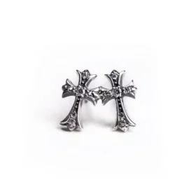 CH Cross Baby Fat Ohrstecker mit Pavé-Diamanten