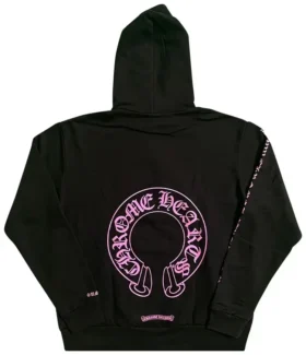CH Pink and Black Horse Show Logo Kapuzenpullover