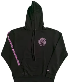 CH Pink and Black Horse Show Logo Kapuzenpullover