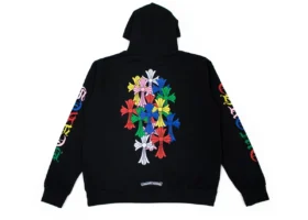 Ch Script Multicolor Cemetery Zip-up-Kapuzenpullover