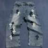 Chrome Hearts Baggy-Jeans