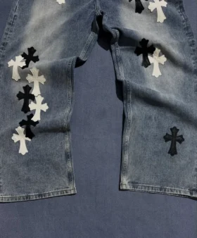 Chrome Hearts Baggy-Jeans
