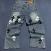 Chrome Hearts Baggy-Jeans