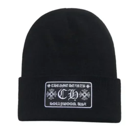 Chrome Hearts Beanie Ch – Schwarz