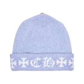 Chrome Hearts Big Daddy Kaschmir-Mütze – Blau