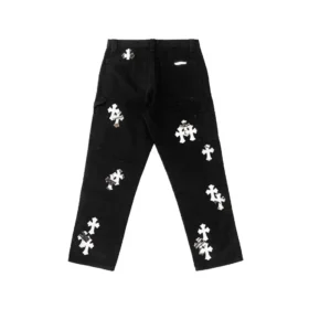 Chrome Hearts Black Cross Hose