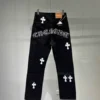 Chrome Hearts Black White Label Jeans