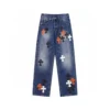 Chrome Hearts Blue Cross Denim-Jeans