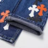 Chrome Hearts Blue Cross Denim-Jeans