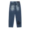 Chrome Hearts Blue Span Denim-Hose