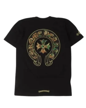 Chrome Hearts Camouflage Cemetery Cross Pocket T-Shirt