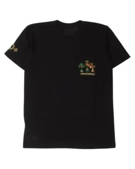 Chrome Hearts Camouflage Cemetery Cross Pocket T-Shirt