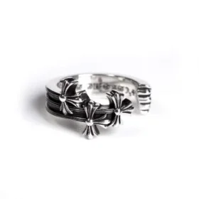 Chrome Hearts Cemetery Hoop Ring Chrome Hearts Cemetery Hoop Ring