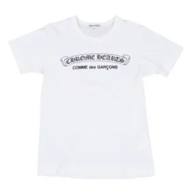 Chrome Hearts Comme Des Garçons T-Shirt Weiß