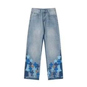 Chrome Hearts Criss Cross Bootcut Jeans Chrome Hearts Criss Cross Bootcut Jeans