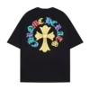 Chrome Hearts Cross Logo Schwarzes T-Shirt Chrome Hearts Cross Logo Schwarzes T-Shirt