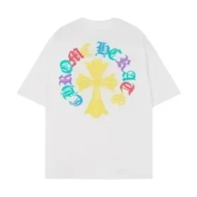 Chrome Hearts Cross Logo Weißes T-Shirt