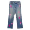 Chrome Hearts Denim Pink Damenjeans