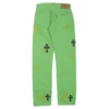 Chrome Hearts Denim Slime Green Jeans