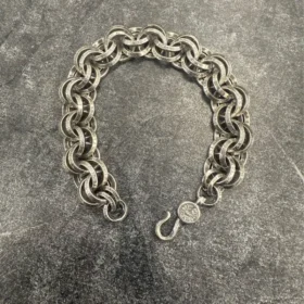 Chrome Hearts Double B Ring Armband 