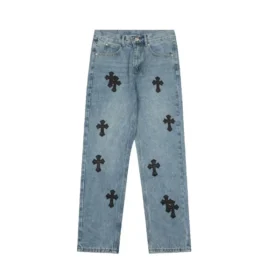 Chrome Hearts Flairny Cemetery Cloth Denim-Hose