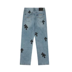 Chrome Hearts Flairny Cemetery Cloth Denim-Hose