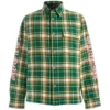 Chrome Hearts Flanellhemd für Herren in Grün Chrome Hearts Flanellhemd für Herren in Grün