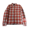 Chrome Hearts Flanellhemd mit rotem Futter und Karomuster