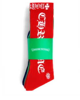 Chrome Hearts „Fuck You“-Band auf weißen Socken Chrome Hearts „Fuck You“-Band auf weißen Socken