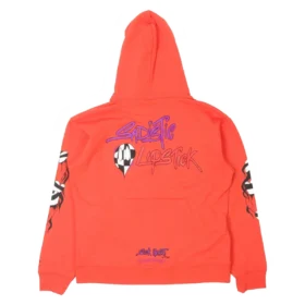Chrome Hearts Hearts Matty Boy Brain Kapuzenpullover Rot
