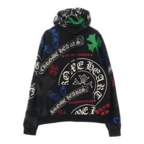 Chrome Hearts Heavyweight Black Graphic Kapuzenpullover