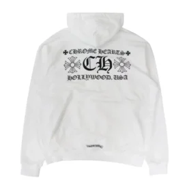 Chrome Hearts Hollywood Patchwork Kapuzenpullover