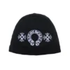 Chrome Hearts Horseshoe Skull Cap Beanie – Schwarz