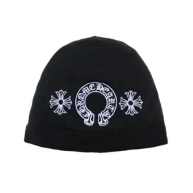 Chrome Hearts Horseshoe Skull Cap Beanie – Schwarz