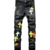 Chrome Hearts Jeans mit Kreuz-Logo
