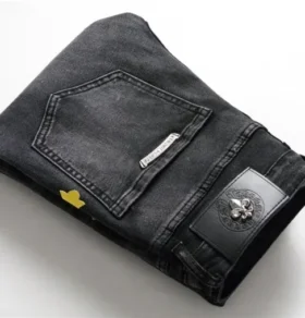 Chrome Hearts Jeans mit Kreuz-Logo