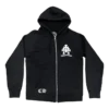 Chrome Hearts Kapuzenpullover mit Reißverschluss und dreifachem Kreuz-Logo