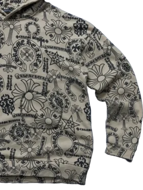 Chrome Hearts Kapuzenpullover mit verschiedenen Logos