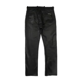 Chrome Hearts Leder-Fleur-Kniehose