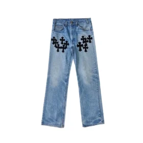 Chrome Hearts Levi’s Cross Patch Jeans – Blau
