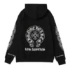 Chrome Hearts Los Angeles Zip-Up-Kapuzenpullover Schwarz