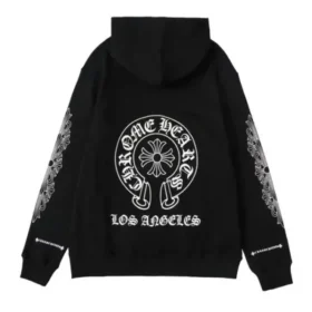 Chrome Hearts Los Angeles Zip-Up-Kapuzenpullover Schwarz