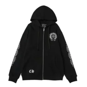 Chrome Hearts Los Angeles Zip-Up-Kapuzenpullover Schwarz